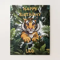 Children's Personalized Birthday Card Jigsaw Puzzle