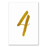 Table Numbers - Casual Brush Script Typography - 4