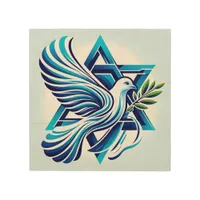 Peace For Israel Wood Wall Art