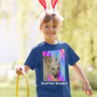 Funny German Shepherd Dog & Easter Bunny Ears Kids T-Shirt