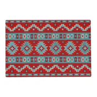 Southwest Mesas Turquoise & Red  Placemat