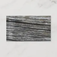 Old Wood Business Card