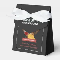 Wine And Cheese Pairing Event add photo and logo Favor Boxes