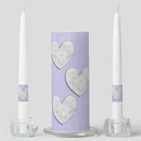 Purple Unity Candle for Wedding