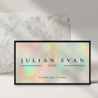 Professional Script Holographic Business Card