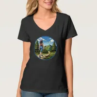 Woman Hiking a Nature Trial T-Shirt