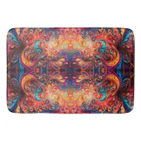 Thumbnail for Vibrant Abstract Design Bath Mat