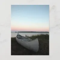 Canoe on Beach Postcard