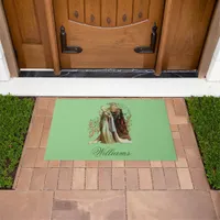 Personalized Beauty and the Beast Doormat