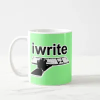 I Write Bold Bright Advertising Style Author Coffee Mug