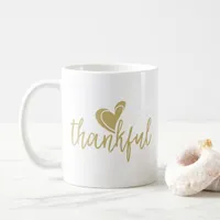 thankful heart thanksgiving coffee mug