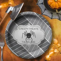 Creepy Treats Spider ID219 Paper Plates