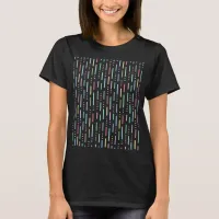 Pastel stripes and dots pattern T-Shirt