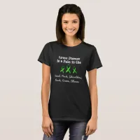 Lyme Disease is a Pain in the Head Neck Shoulders. T-Shirt