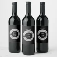 Custom Personalized Abstract Wine Label