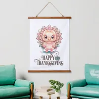 Cute Thanksgiving Turkey Hanging Tapestry