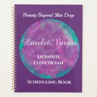 Elegant Colorful Watercolor Esthetician Planner