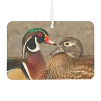 Beautiful Touching Moment Between Wood Ducks Air Freshener