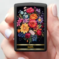 Colorful flowers for a fresh vibe zippo lighter