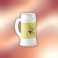 Happy Mother's Day Heart Butterflies | Beer Stein