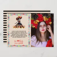 Sugar Skull Dia de los Muertos Day of the Dead Thank You Card