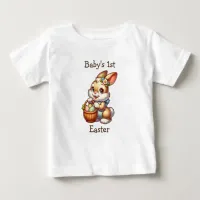 Personalized Baby's First Easter  Baby T-Shirt