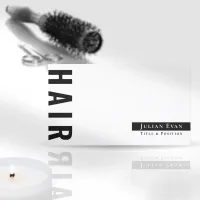 Timeless Black & White Hair Stylist Business Card