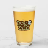 Dog Dad Logo Glass