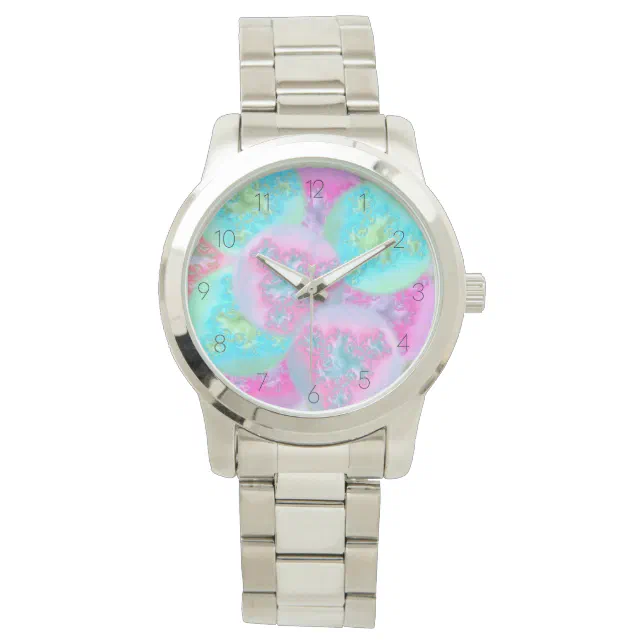 Ronde Clock Fractal bubbles Watch