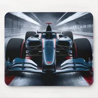 Formula 1 Fury: High-Speed Racing in the Rain Mouse Pad