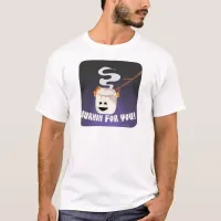 Marshmallow Burnin For You Cartoon Fun  T-Shirt