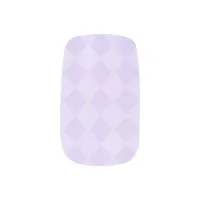 Purple Geometric Diamond Lilac Minx Nail Art