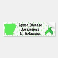 Lyme Disease Awareness in Arkansas Bumper Sticker