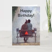 Amish Travel, Birthday Card