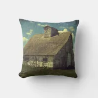 A Barn Throw Pillow