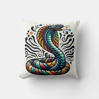 Serpentine Comfort: Cobra-Shaped Pillow for Exotic