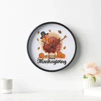 Happy Thanksgiving  Clock