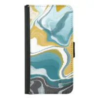 Peaceful Swirls  Samsung Galaxy S5 Wallet Case