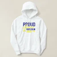 Proud Senior Class of 2025 Blue and Gold T-Shirt Hoodie