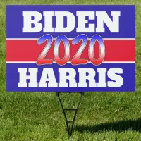 Joe Biden and Kamala Harris Support for 2020 Sign