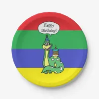 Dinosaur Themed Birthday Plates