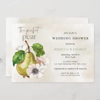 The Perfect Pear Couple's Wedding Shower Invitation