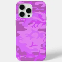 Light Purple Camouflage iPhone 15 Pro Max Case