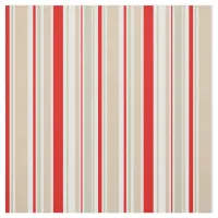 Nautical Stripe Red White Grey Beige Pattern Fabric