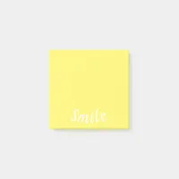 Smile Fun Sunshine Yellow Post-it Notes