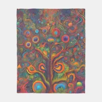 Bold Artistic Fleece Blanket