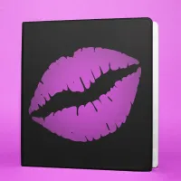 Black and Violet Purple Ombre Lipstick Binder