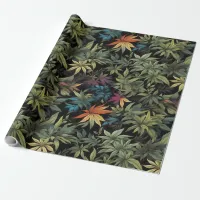 Beautiful colourful leaves  wrapping paper