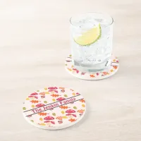 Personalized Autumn Coaster