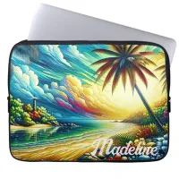 Gorgeous Ai Art | Coastal Beauty Personalized Laptop Sleeve